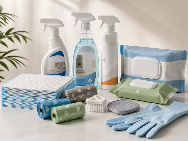 Pet Hygiene & Disinfection product assortment for wholesale pet supplies buyers