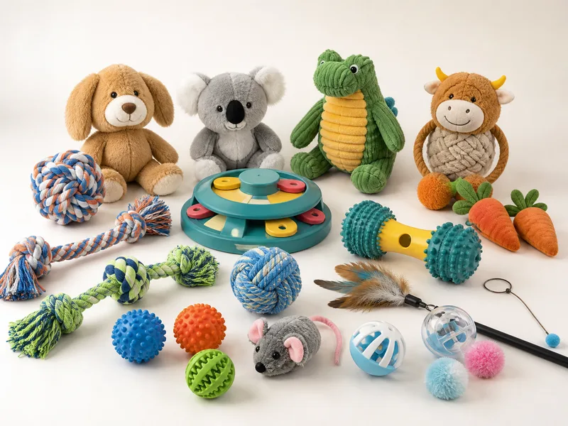 Pet Toys product assortment for wholesale pet supplies buyers